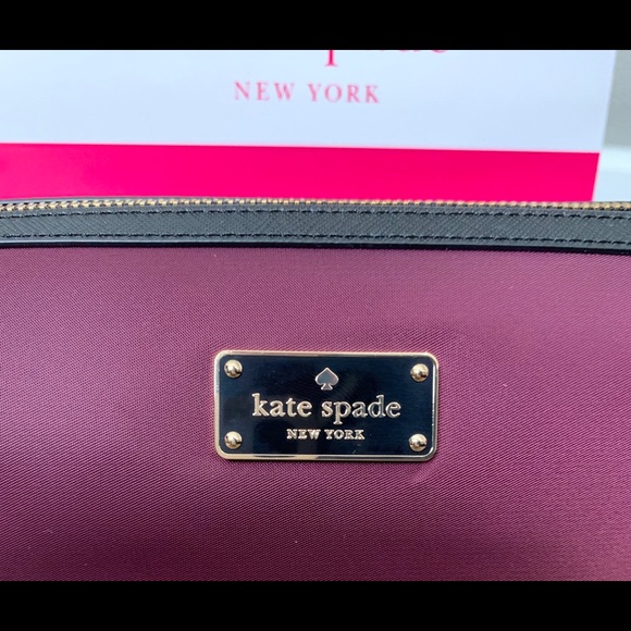 NWT Authentic Kate Spade Nylon Makeup Bag - Picture 8 of 8